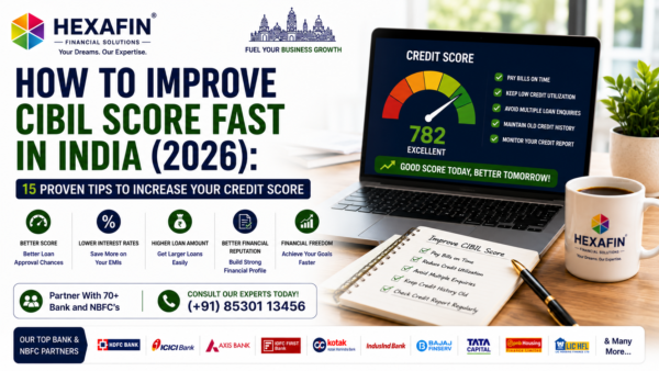 How to improve CIBIL score fast in India with proven credit score improvement tips