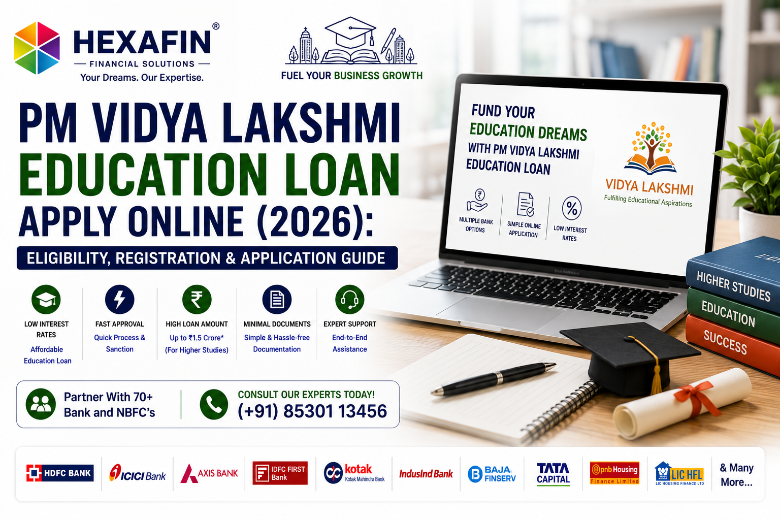 PM Vidya Lakshmi Education Loan online application guide for students in India
